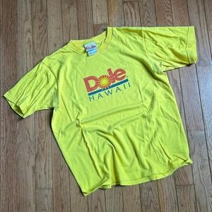 Vintage Dole Hawaii Yellow Shirt‎